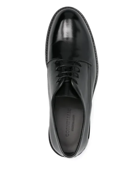 Pantofi derby Corneliani din piele negru