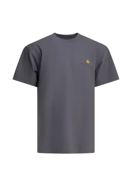 Tricou Carhartt Wip cu broderie gri