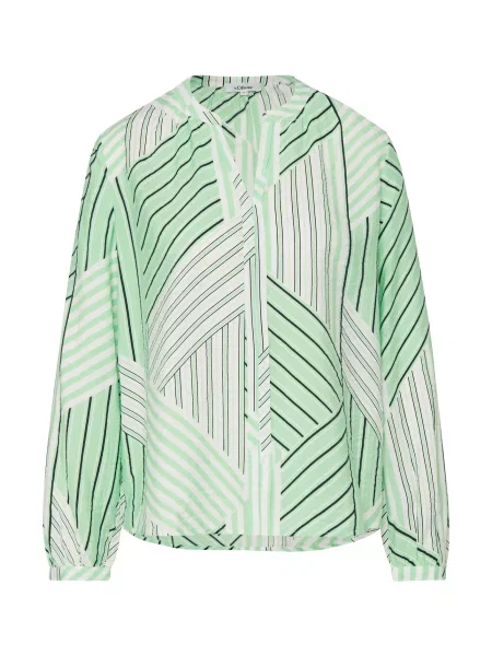 S.Oliver Bluza meta / svetlo zelena črna