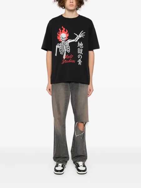 Tricou Melt cu imagine negru
