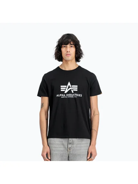 Alpha Industries férfi Basic póló 2 db fekete. Méret: fekete