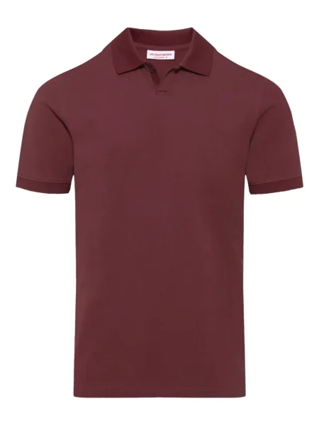 Scurt tricou polo Orlebar Brown roșu
