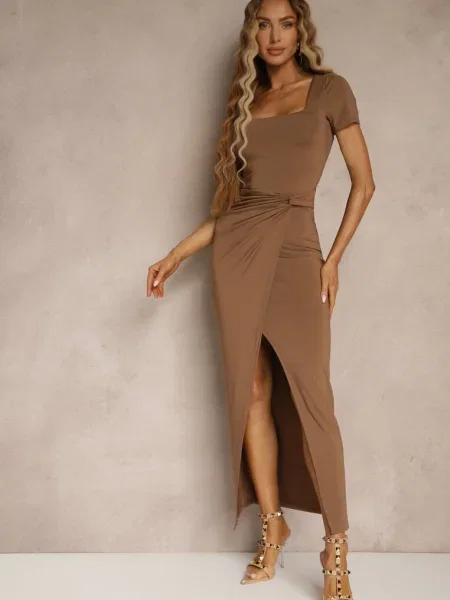 Rochie Milanorea maro