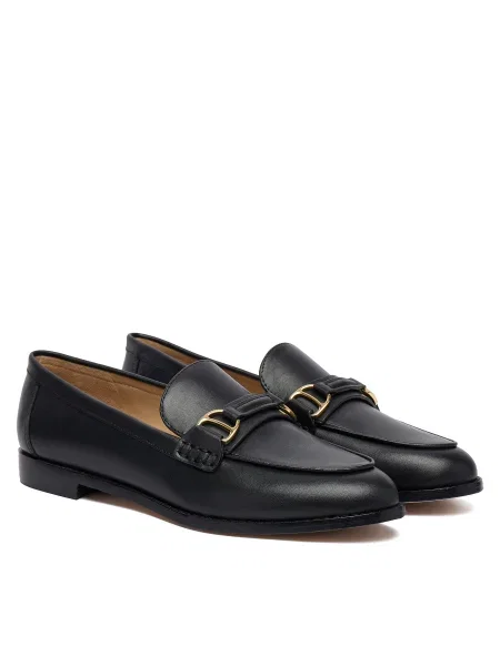 Loafers LAUREN RALPH LAUREN čierna