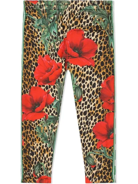 Spodnie dziecięce Dolce And Gabbana brązowe