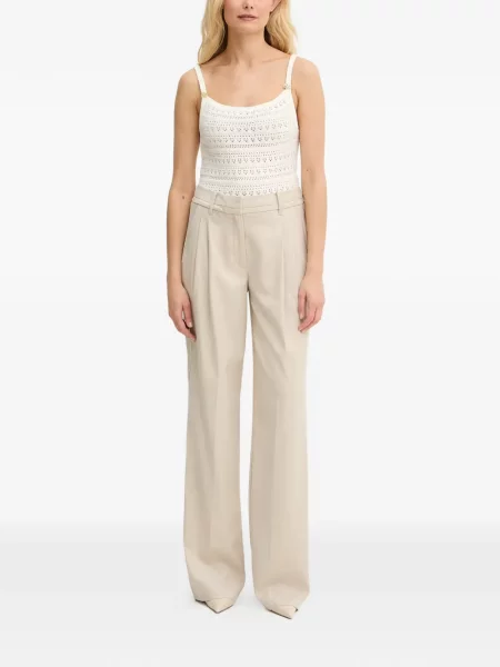 Top Guess tricotate cu autograf alb