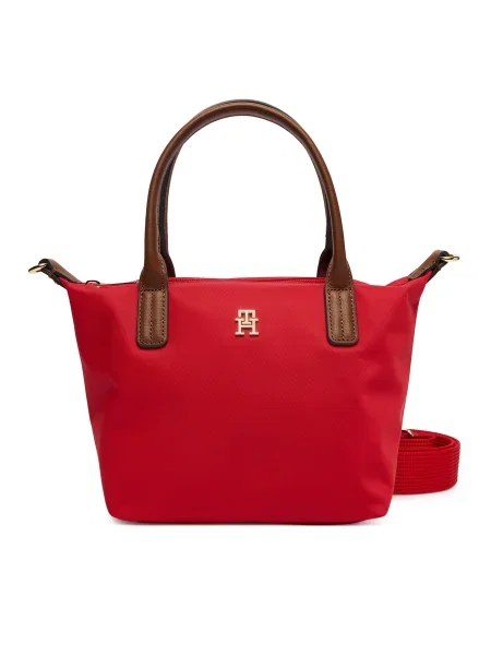 Tommy Hilfiger geantă crossbody pentru femei roșu