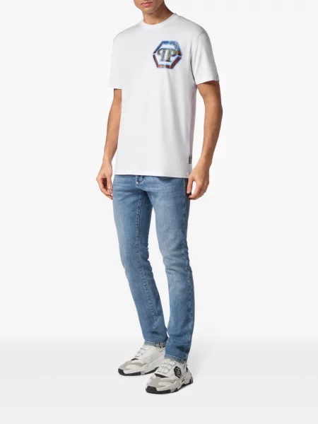 Tričko Philipp Plein bílé
