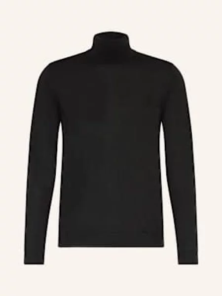 Paul Golf Z Wełny Merino schwarz czarny