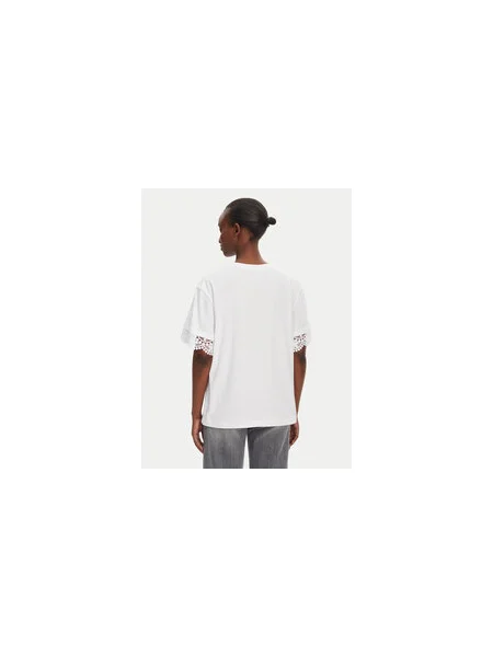 TWINSET Póló Relaxed Fit fehér