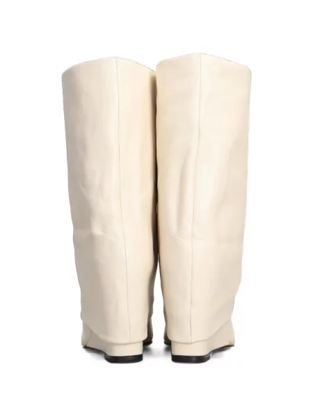 Botine The Seller din piele cu pană
