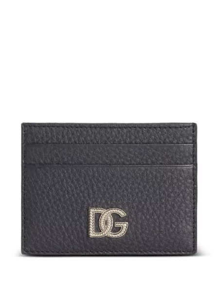 Pénztárca Dolce & Gabbana autogrammal kék
