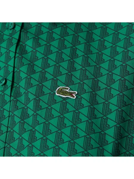 Рубашка Lacoste зеленая