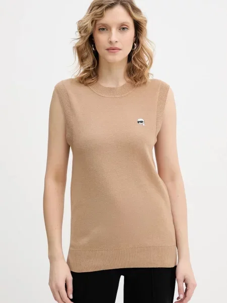 Karl Lagerfeld vestă din IKON bej