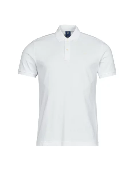 Tricou polo G-star Raw alb