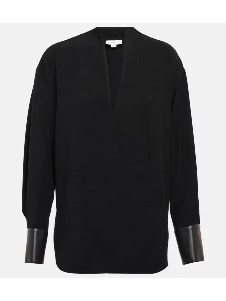 Bluză Vince din piele negru