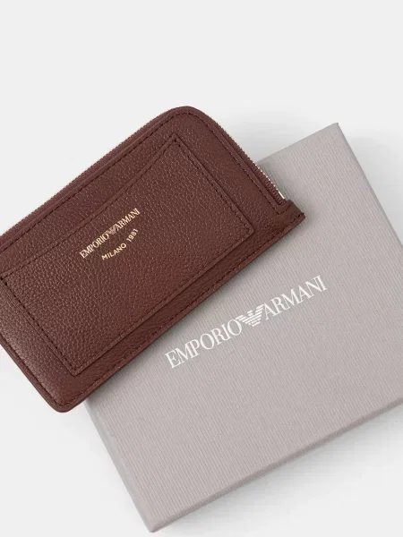 Кожаный кошелек Emporio Armani