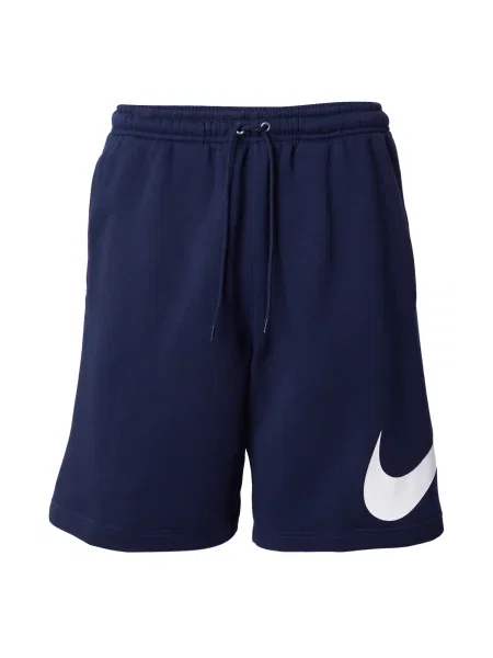 Nike Sportswear Pantaloni CLUB bleumarin alb