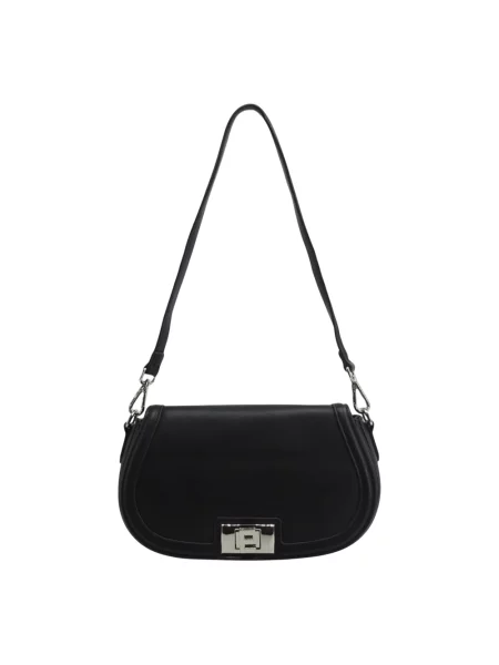 Torebka Ermanno Scervino z klapą czarna