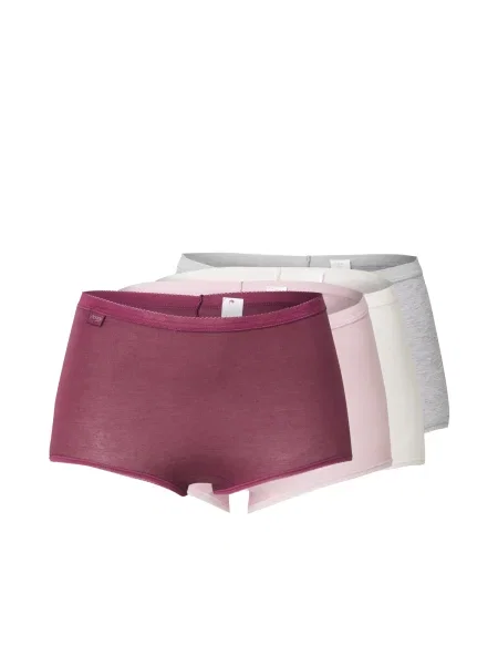 SLOGGI Chiloți Basic+ gri amestecat / rosé / roșu vin alb