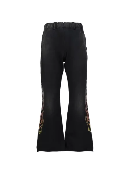 Pantaloni Kamiya cu imagine alergare negru
