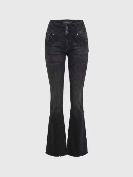 KOROSHI Jeans negru