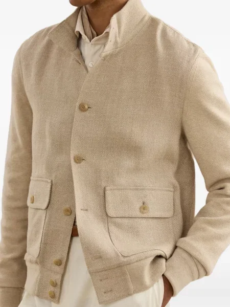Geacă Ralph Lauren Purple Label cu model herringbone violet