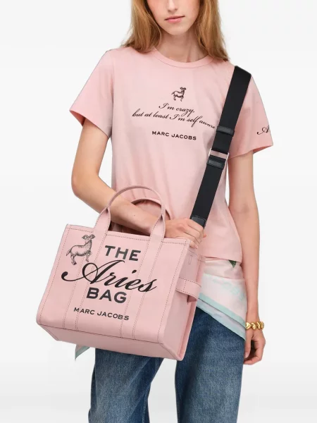 Τσάντα shopper Marc Jacobs ροζ