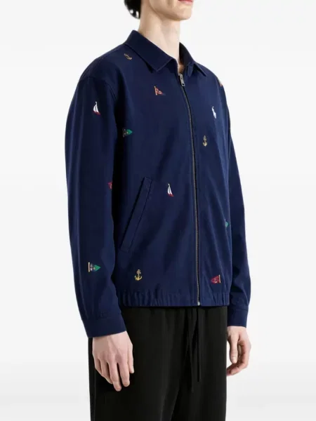 Яке тип риза Polo Ralph Lauren бродирано бяло