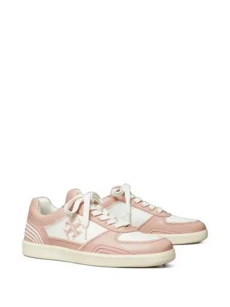 Sneakerși Tory Burch din piele roz