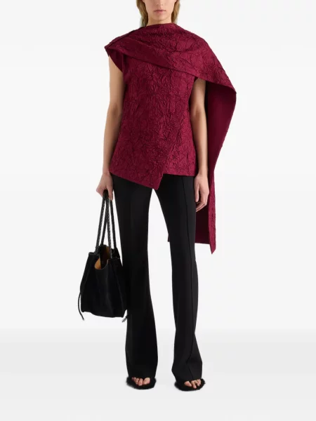 Top Proenza Schouler de mătase roșu