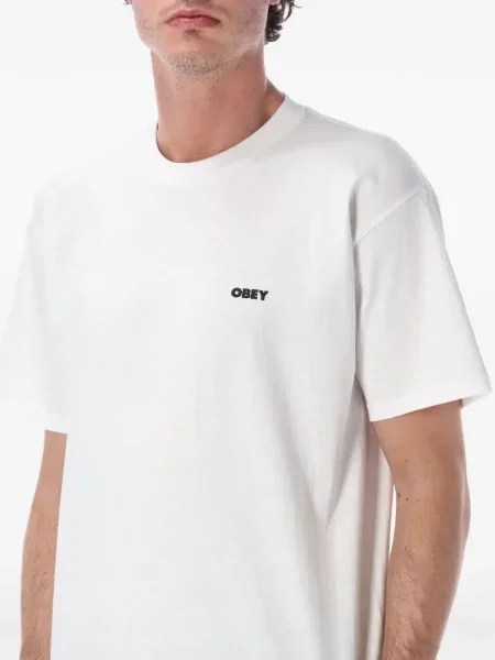 Marškinėliai Obey balta