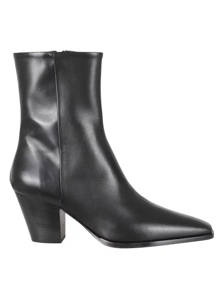 Buty do kostki Aeyde skórzane czarne