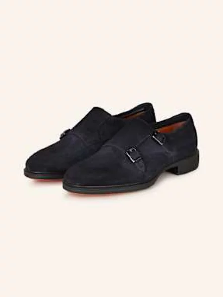 Santoni Podwójne Monki Easy blau granatowy