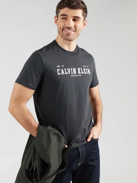 Majica Calvin Klein Jeans črna