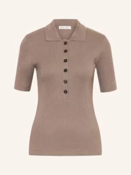 Marc O'polo Pletené Polo Tričko černošedá