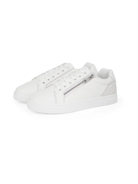 Calvin Klein Jeans Sneakers Classic Cupsole Zip Low In alb