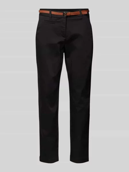 Chinosy z Comma czarne
