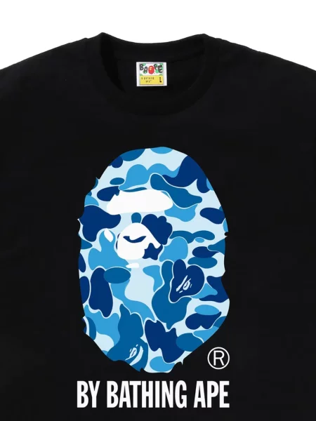 Tricou A Bathing Ape® cu imagine cu model camuflaj negru