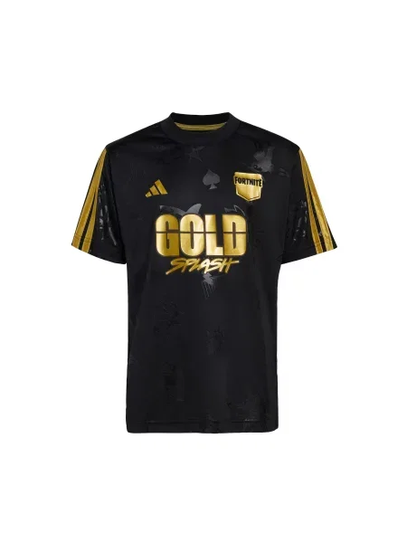 ADIDAS SPORTSWEAR Tricou funcțional Adidas X Fortnite Midas auriu negru