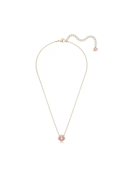 Naszyjnik Swarovski do tańca różowy