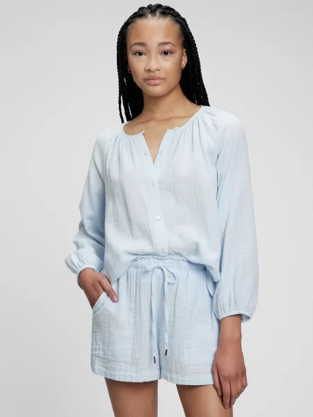 Gulerat cămașă Gap gri