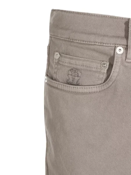 Blugi Brunello Cucinelli cu autograf
