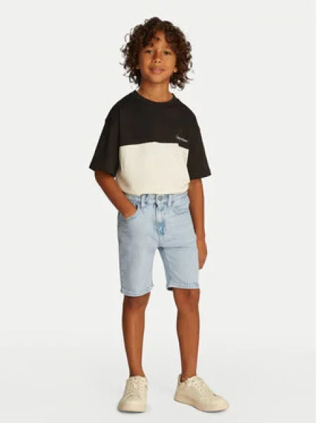 Calvin Klein Jeans Džinsiniai šortai mėlyna