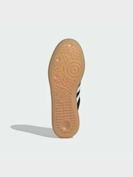 Кожаные кеды Adidas черные