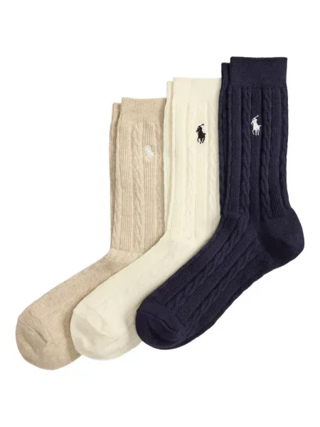 Căciulă Polo Ralph Lauren cu broderie tricotate de costum albastru