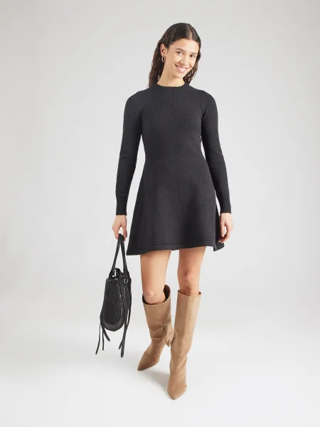 ABOUT YOU Rochie tricotat Nancy' negru