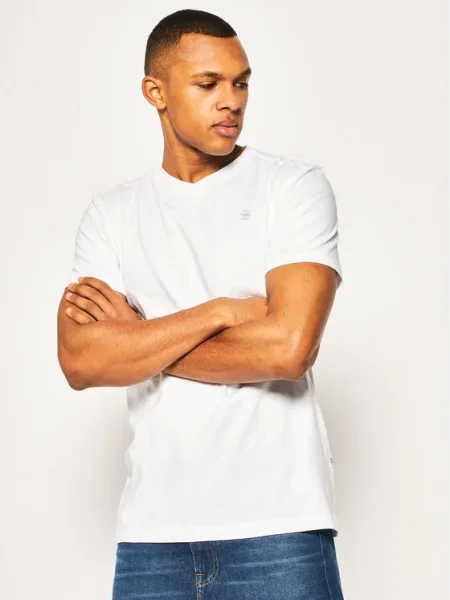 G-Star Raw Tricou Base-S alb