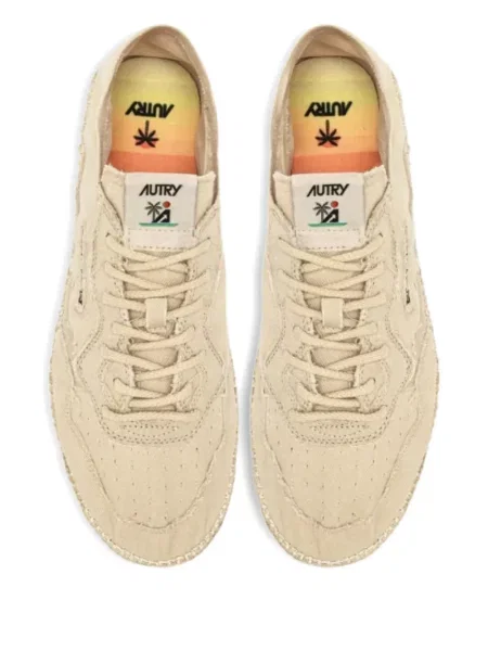 Sneakerși Autry cu șireturi din dantelă