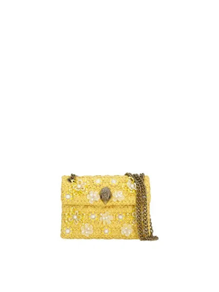 Torebka Kurt Geiger skórzana żółta